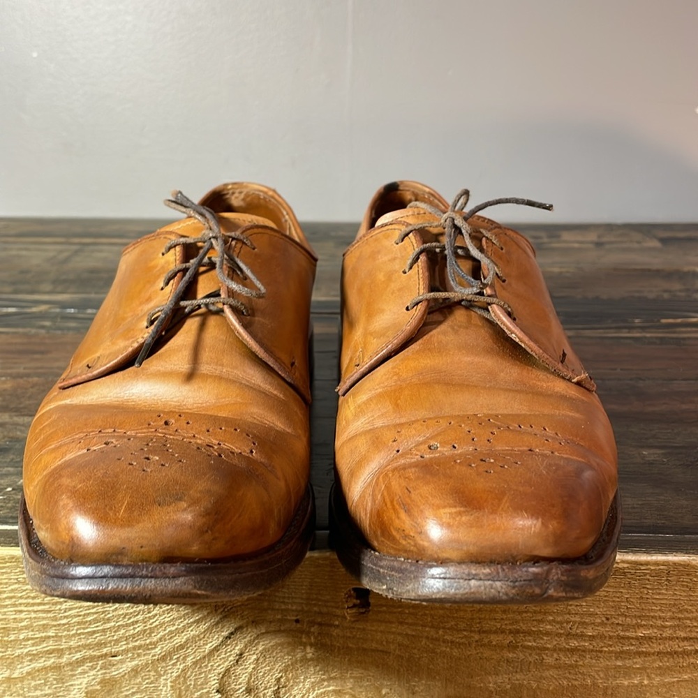 Allen Edmonds Mens Brogue Oxford 10.5 D quality made in USA  - leather quality - Picture 11 of 17